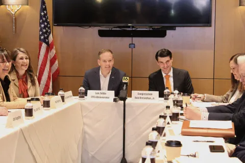 Representative Bresnahan and Administrator Zeldin Hold Roundtable